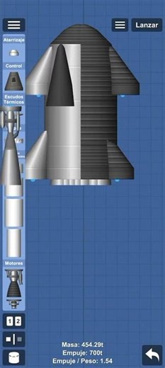 tutorial de Starship pero mejorado #spaceflightsimulator