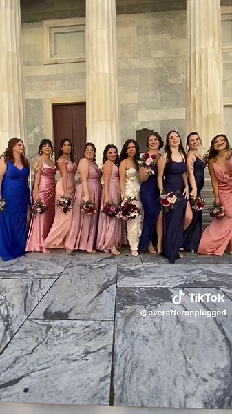 i absolutely adored this bridal party 🫶🏼 #bridalparty #bridesmaids #maidofhonor #weddingtiktok #weddingday #weddingcontent #weddingcontentcreator #everafterunplugged #weddingtok #phillybride #2024bride