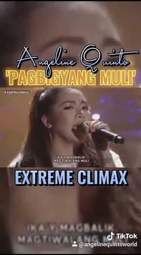 ANGELINE QUINTO "Pagbigyang Muli" Extreme Climax [G5 Note]
