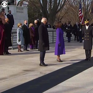 7.4K views · 207 reactions | Former Presidents Obama, Bush, and Clinton joined President Joe Biden and Vice President Kamala Harris at Arlington National Cemetery for a wreath laying ceremony at the Tomb of the Unknown Soldier on Wednesday (1/20). | Q2 News | Facebook