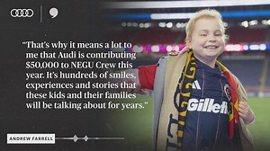 “Meeting her gave me a new appreciation for life.” ❤️ New England Revolution defender Andrew Farrell shared how meeting Abby, a young girl fighting cancer, changed his life. | The Players' Tribune