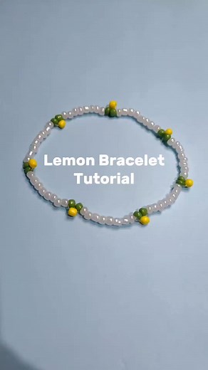 Learn How to Make a Lemon Beaded Bracelet | Craft Tutorial