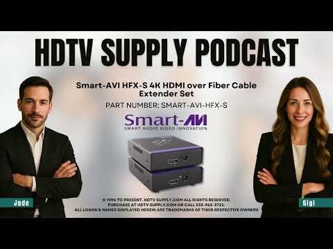 Smart-AVI HFX-S 4K HDMI over Fiber Cable Extender Set