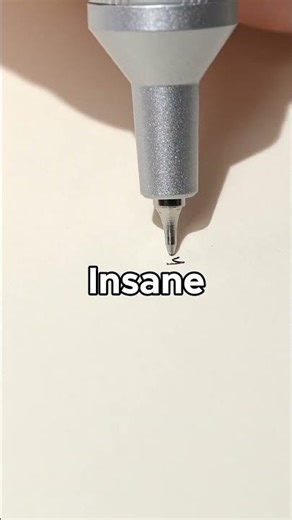 The World's Thinnest Pen Writes Like a Needle (0.28mm)