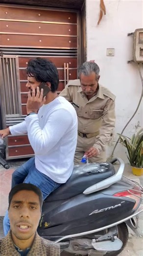 scooty Ke piche powder dekh liya #reaction #shortvideo