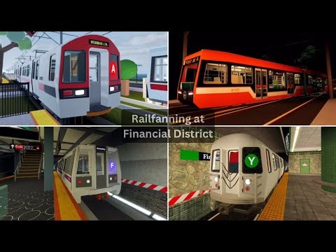 Roblox Rock Dove City Automated Transit - Railfanning at Financial District | | (A) (B) (F) (Y)