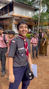 I was also a scout student and suddenly seeing him reminded me of my school days ,he was very happy when he saw the picture. 🥰❤️ | Artist Shimlal