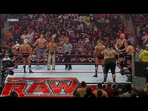 Randy Orton, Big Show, JBL & Umaga vs John Cena, Triple H,Shawn Michaels & Ric Flair RAW Mar 24,2008