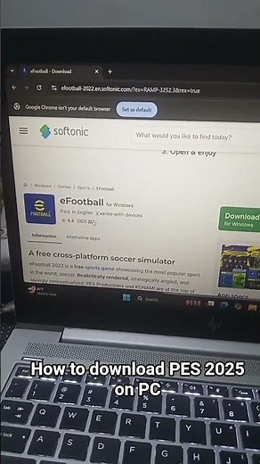 How to download and install e football pes 2025 do PC for free #fyp