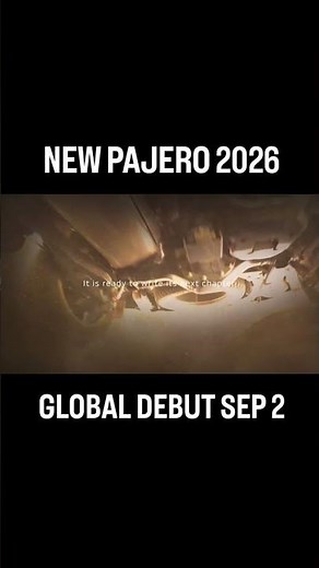 New Mitsubishi Pajero 2026 First Look 🔥 Global Debut on September 2 #mitsubishipajero