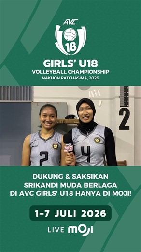 Support and watch the journey of Indonesia's young heroines at the AVC Girls' U18! #shorts