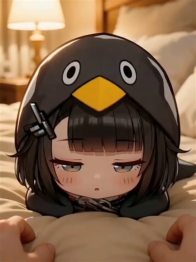I rolled over, hugged my tiny penguin, and then decided you needed a cuddle too. gugu gaga. ai chibi gugu gaga AI ARK chibi ai gugu gaga endmin gugugaga arknights enfields #arknightsendfield #endfield #gugugaga #aichibi #aianime #アークナイツ #エンドフィールド
