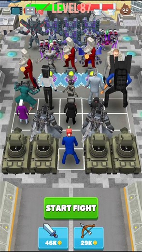 Zombie Merge Monster Level 87 #shorts #short #shortvideo #games #gaming #gameplay #skibiditoilet