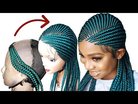 🔥 How To Make Braided Wig / easy to wear wigs for beginners