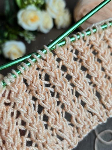Wow!..*Perfectly easy two-needle knitting pattern. #crochet # | defne9262