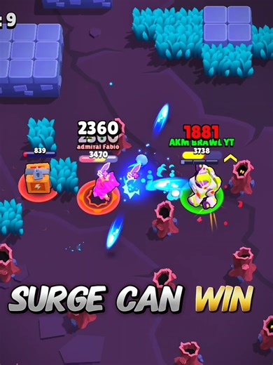 surge was unstoppable #brawlstars