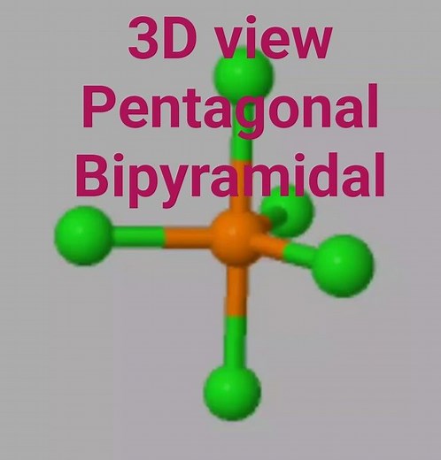 Trigonal bipyramidal structure 3-D view