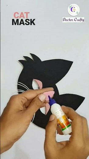Cat Mask Masking | DIY Animal Mask Ideas 🐱 #shorts #viral #youtubeshorts #catmask #DIY #doctorcrafty