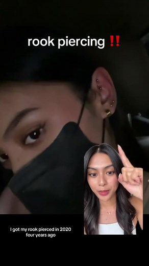 my rook piercing still hasn’t healed after 4 years 🙃 is it time to take it out #piercings #piercingcheck #rookpiercing #piercingaftercare