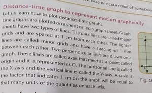 Distance-time graph to represent motion graphically Let us lear... | Filo