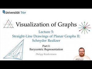 Schnyder Realizers (1/5): Barycentric Representation | Visualization of Graphs - Lecture 5