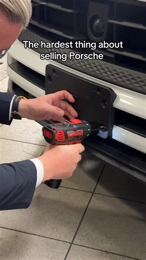 Keanu Russo | Installing the front license plate bracket doesn’t happen often but when it does it hurts 😔 . . . . . . . #porschemoment #porscheclub... | Instagram