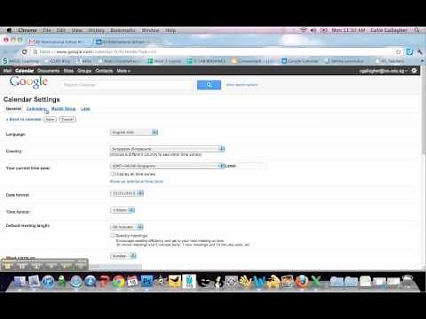 Importing into Google Calendar from iCal