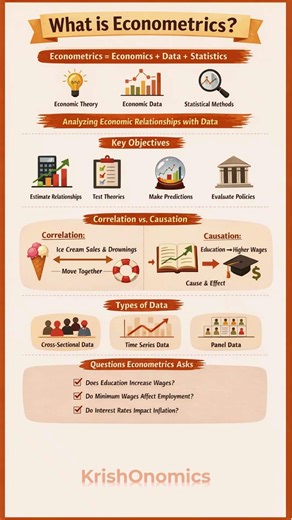 What is Econometrics #education #econometrics