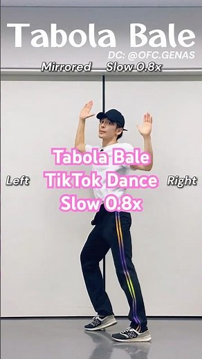 Tabola Bale Dance Tutorial [TikTok Trend] 💃✨ 0.8x Slow Mirrored | Dance Instructions ♪ Easy and S...