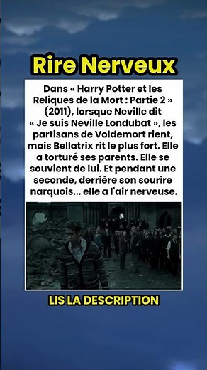 Le Détail Effrayant dans le Rire de Bellatrix que Vous Avez Manqué 🤫🐍
