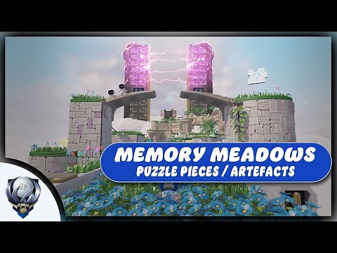 Astro's Playroom - All Puzzle Pieces and Artefact's in Memory Meadows