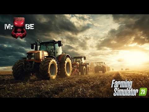 night farming | building the dream farm | farming simulator 25