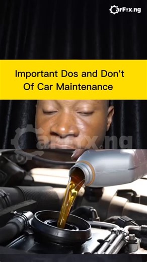 Your car doesn’t die suddenly — it’s usually small habits that kill it slowly. If you want your car to last long in Nigeria, read this carefully 👇 ✅ DOs Do service your car on time — engine oil, filters, plugs. Do use the correct engine oil recommended for your car. Do allow the engine to warm up for 30–60 seconds before driving. Do change coolant, not water — overheating is expensive. Do listen to strange sounds early — fixing small issues is cheaper. Do maintain correct tyre pressure — it sav