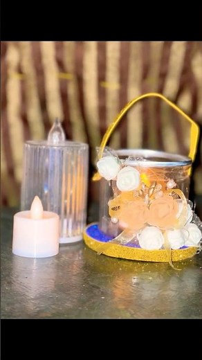 DIY! Ramadan lantern idea✨#diy #ramadan #craft #shortsfeed #handmade #shorts #diylamp #lantern