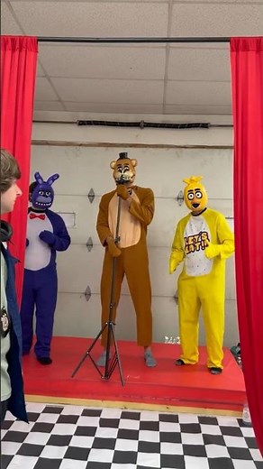 I Built FNAF In Real Life #fnaf #gamedev #gaming