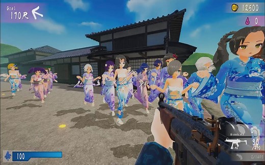 VR与PC 射姬游戏进击的女巫巨人追击Oedo Trigger「猎奇游戏体验」 虚拟现实