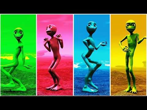 4 Types of Aliens in Night Vision Mode! | Phonk Dance