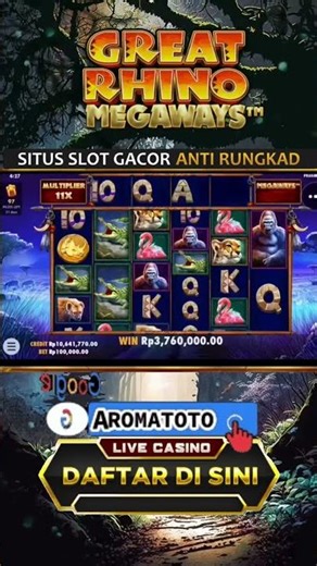 AROMATOTO || DEMO SLOT PRAGMATIC GREAT RHINO MEGAWAYS || SLOT GREAT RHINO MEGAWAYS