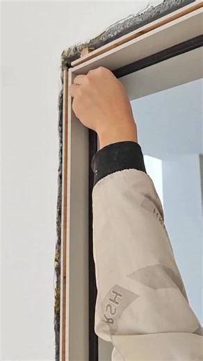 Septemberstore on Instagram: "Fixing the Door Frame to the Wall — Solid, Precise & Professional! Secure anchoring, perfect alignment, and a clean finish for a sturdy interior door setup 🚪🔩 ALL PRODUCTS LINKED IN VIDEO DESCRIPTION — check bio 🤝 #doorinstallation #doorframe #carpentrylife #woodworkingtips #DIYprojects #homerenovation #satisfyingbuild"