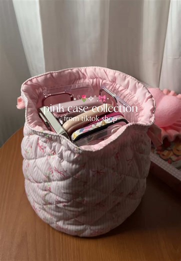 my fav pink case collection from tiktok ˚˖𓍢🌷✧˚.🎀 #phonecase #pinkcase #iphonecase #cpcase #phonecasecollection