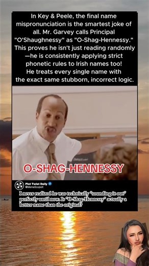 Why This Mispronunciation Is Actually Pure Genius #KeyAndPeele #MrGarvey #OShagHennessy #comedy