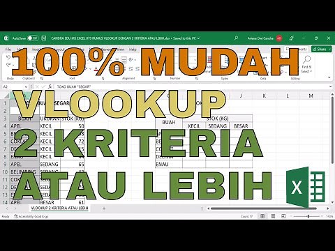Rumus VLOOKUP dengan 2 Kriteria atau Lebih