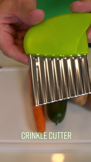 Crinkle Cutter for Perfect Wavy Cuts | Kitchen Tool Demonstration