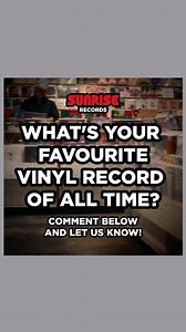#SunriseRecords wants to know what YOUR favourite #vinyl record of all time is! 🎶 Let us know in the comments below 👇 #Music #Vinyl #QnA | Sunrise Records