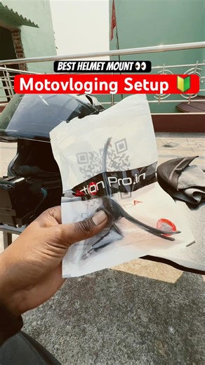 Best Gopro Mount For MotoVloging🔥 #gopro #gopromount #motovlog #shortsfeed #viral #foryou #shorts
