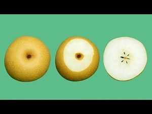 【Pear】Hidden Patterns Inside Fruits#001
