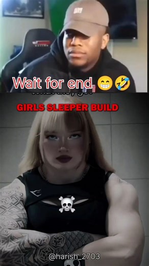 Girl Sleeper Build 😱#reels #funny #viral #memes #amazing #respect #facts