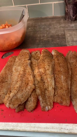 Blackened Redfish with Crawfish Cream Sauce Recipe