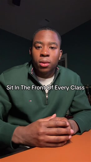 Sitting in the front of the class matters because it changes how you engage and how you are perceived. It forces focus. The front reduces distractions and keeps you locked into the lecture, which improves retention and note quality. It signals seriousness. Professors notice who sits up front. It communicates effort before you ever speak or submit work. It increases participation. You are more likely to ask questions, respond, and stay mentally present when you are close to the discussion. It bui