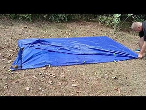Tutorial tarp tent 4x3 m with floor